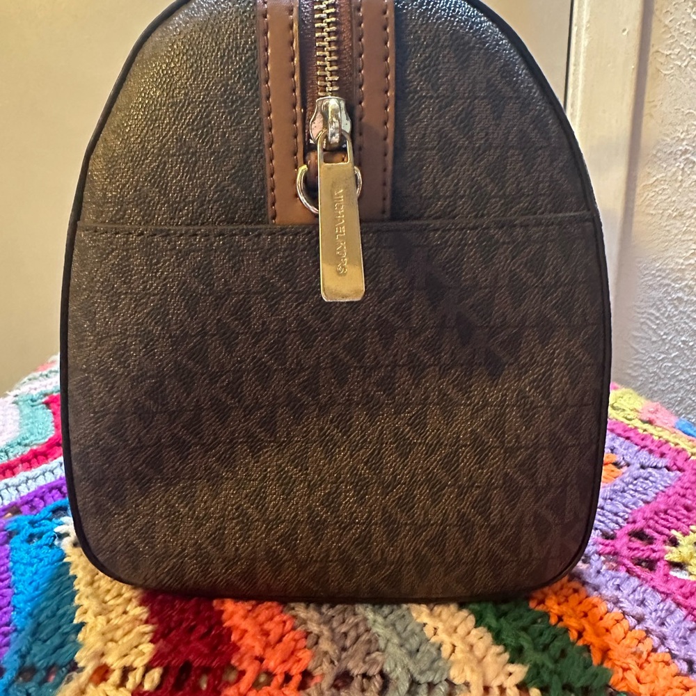 Michael Kors Brown Signature Satchel Handbag - Picture 7 of 7